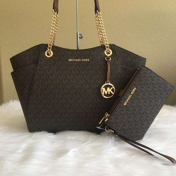 Last set✨Michael Kors chain shoulder tote &wallet - Picture 2 of 8